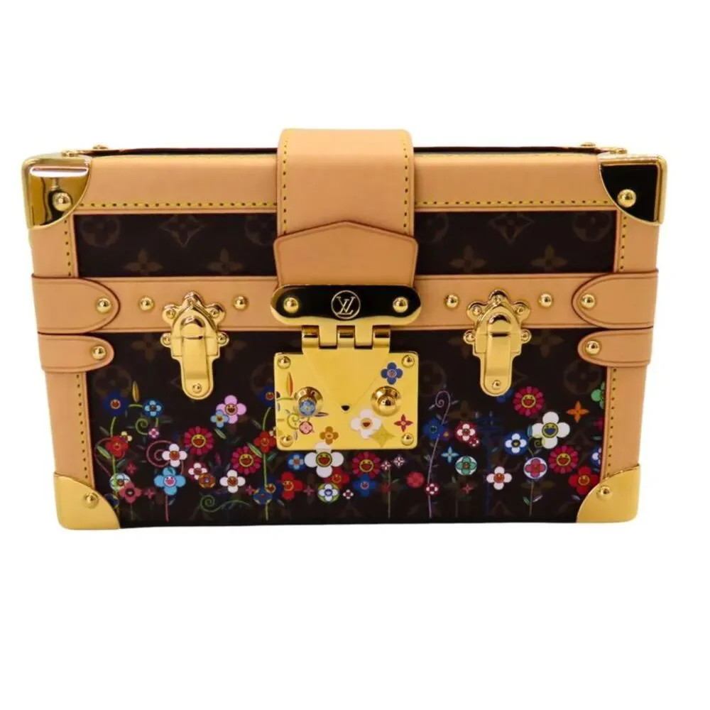 Louis Vuitton Petite Malle Monogram Shoulder Bag Limited